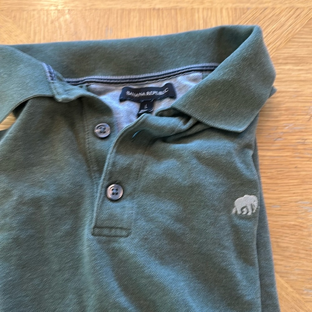 Banana Republic Green Dress Shirt